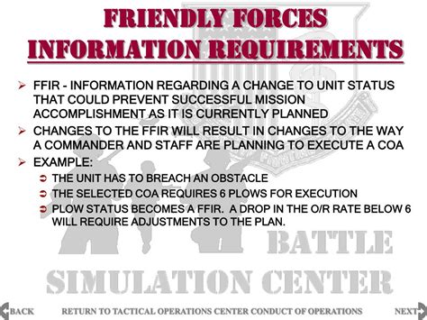 Friendly force .